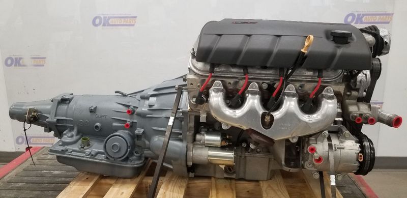 🔥 CHEVY CAMARO / CORVETTE 6.0L LS2 ENGINE TRANSMISSION LIFTOUT 🔥